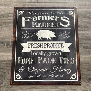 Metal farm house decor